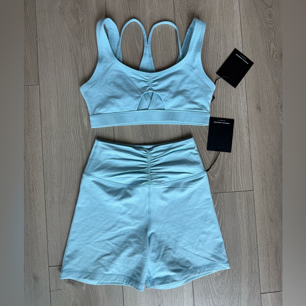 Spiritual Gangster Athletic Bralette & High-Waist Shorts Set